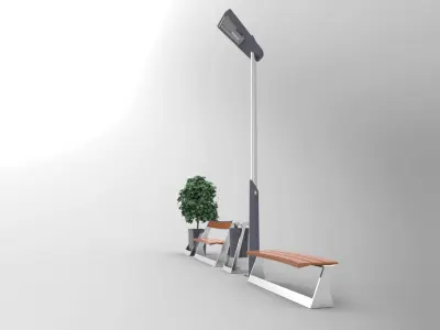 Urban Furniture Collection Product Family 3D model