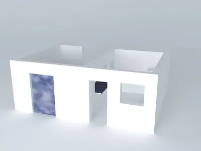 fabiorkut house with door Free 3D model