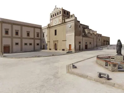 Sicilian Church 3D model