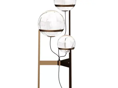 Outdoor Designer Lamp Bubble Bobble by Arketipo 3D model