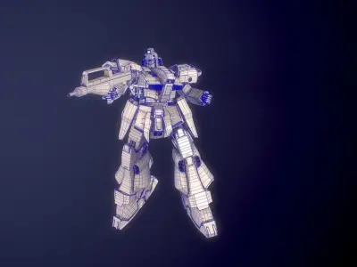 Heavy Gundam 3D model