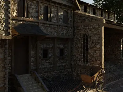 Medieval City 3D model purchase