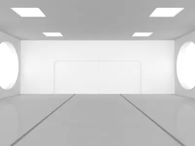 Sci Fi Warehouse 3D model