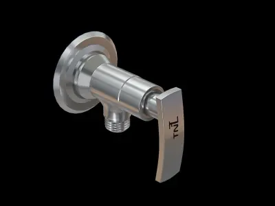 TNL angle valve TAP Low-poly 3D model
