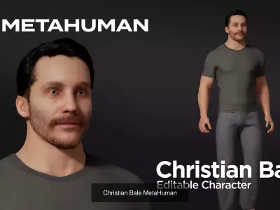 Super Likeness Metahuman Characters 3D Model Pack