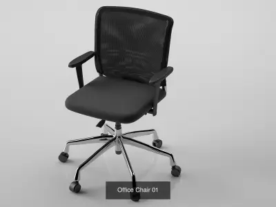 Office Chairs  - High Quality Furniture vol 06 3D Model Pack
