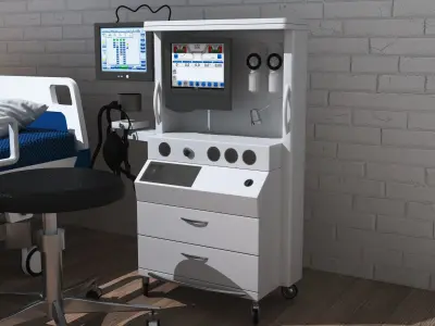 Dialysis Unit 4K 3D model