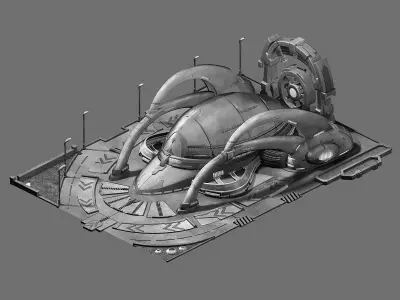 Future-tactical training ground 3D model