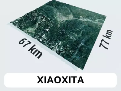 Xiaoxita China City Landscape 3D Model 3D model