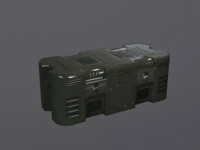 Sci-Fi Asset Low-poly 3D model 3