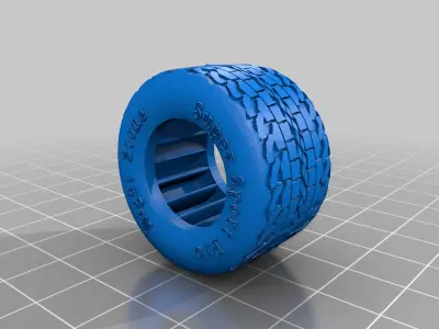 1-25th scale 69 Pro Street Chevy C10 Free 3D print model