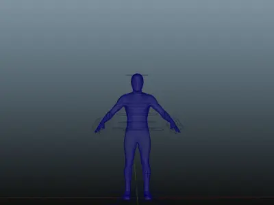 Spider-Man Iron Spider Integrated suit RIGGED - No Way Home Low-poly 3D model