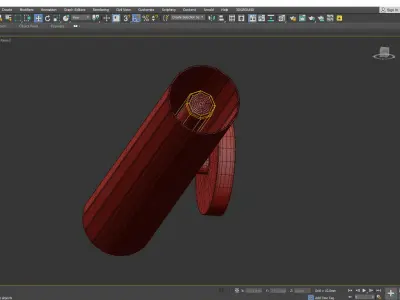 Odette Wall Sconce Low-poly 3D model