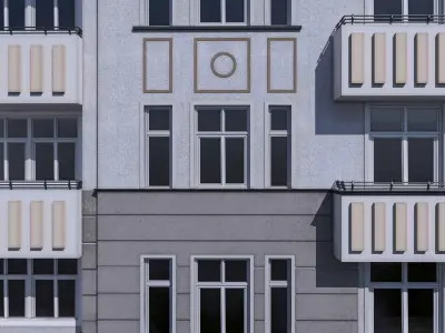 Berlin Street Building NO107 3D model