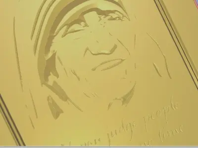 motherteresa door 3D print model