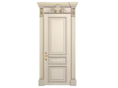 Classic interior door 3D model