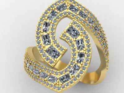 Eclipse Ring 3D print model