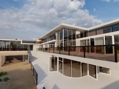 Casa Scene-villa-modern house 3D model 87