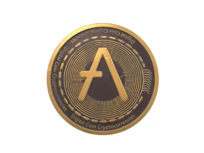 Aave Coin v2 002 3D model