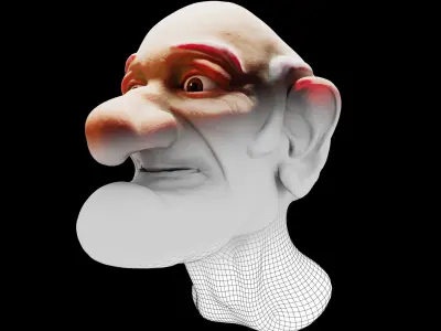 Old Man -Taruna Mhatara  3D model