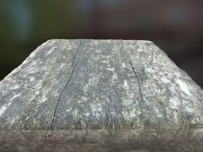 Ruined wooden board PBR texture 2k Texture