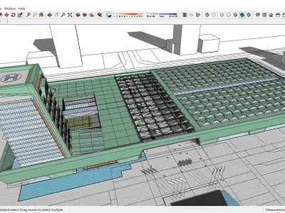 Sketchup Cultral Center G3 3D model