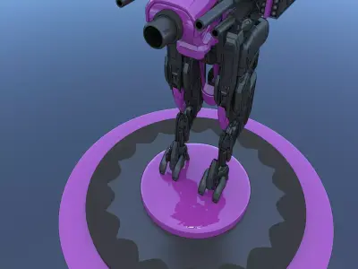 Cyborg Concept Machine SciFi  3D model