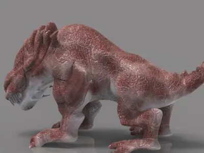 Sci Fi Creature  Low-poly 3D model