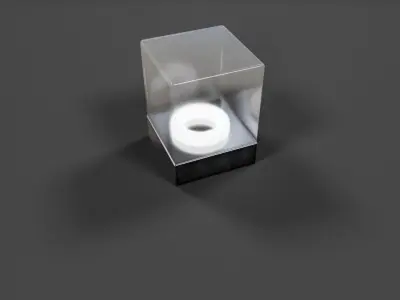 Bathroom Wall Light V01 - Low Poly Low-poly 3D model