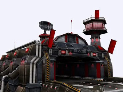 3DRT - Light Vessels Factory  Low-poly 3D model