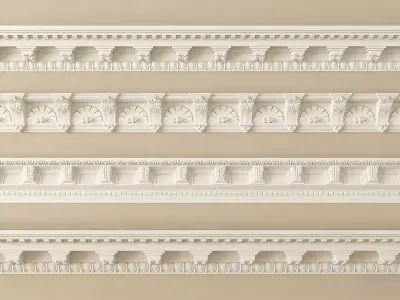 Plaster moulding 3D model
