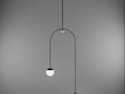 Ultra modern lamp 3D model