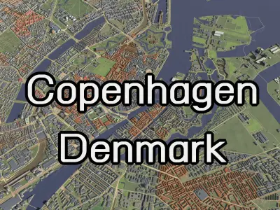 Scandinavia - city and urban 3D Model Pack