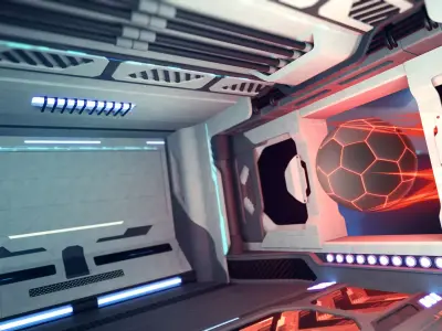 Broadcast Door Opening 3D model