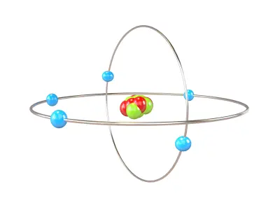 Boron Chemical Element v2 002 Low-poly 3D model