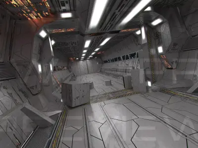 Sci-fi Textures Advanced Pack Low-poly 3D model