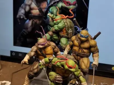 Ninja Turtles Dioram Fan art WinkyCollectibles 3D print model