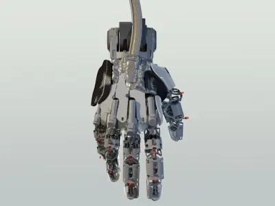 hand mechanical 03 3D model