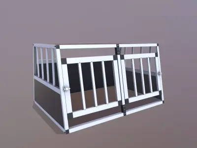Dog Cage 3D model