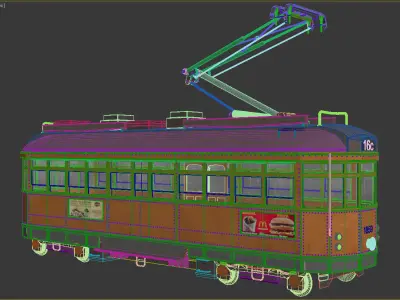 City Tram 3D model