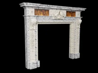 Eighteenth Century Fireplace 3D model