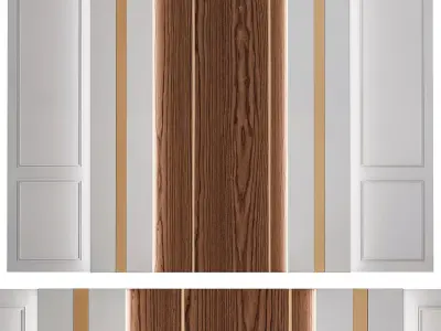 Wall panels 018 3D model