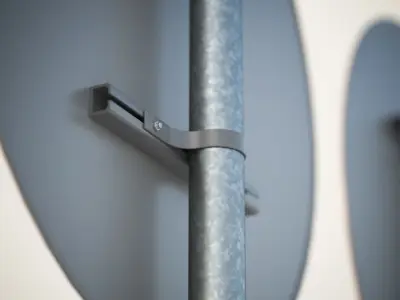 Vertical road signs 3D model