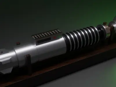 Lukes lightsaber 3D model