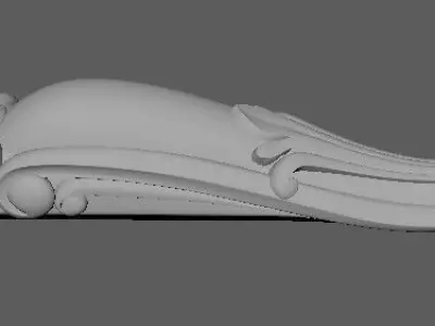 leg High quality 3d models for processing on a cnc machine 3D model 13