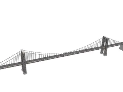 George Washington Bridge 3D model