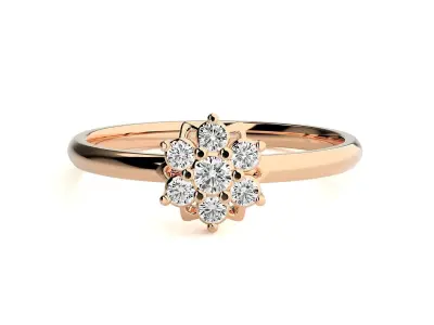 Women ring 3D print model 133