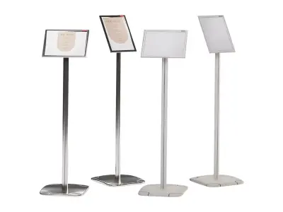 Floor information stand A4 BRAUBERG Extra 3D model