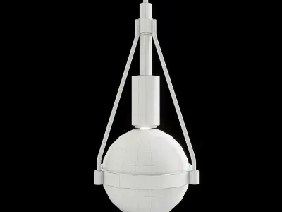 east ceiling Light with Dandelion 3D model