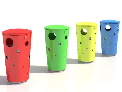 MMCite Swiss Bin Trash Can 3D model